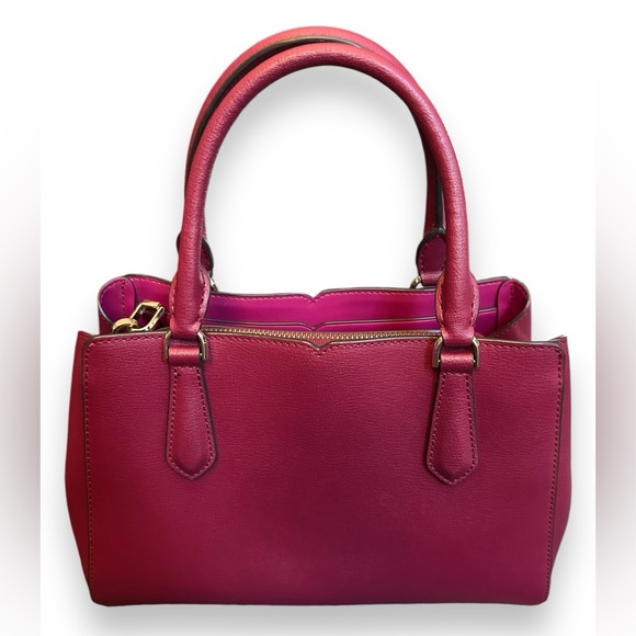 Kate Spade Purse Tippy Tote Cranberry Cocktail Shoulder/Crossbody - Picture 4 of 16